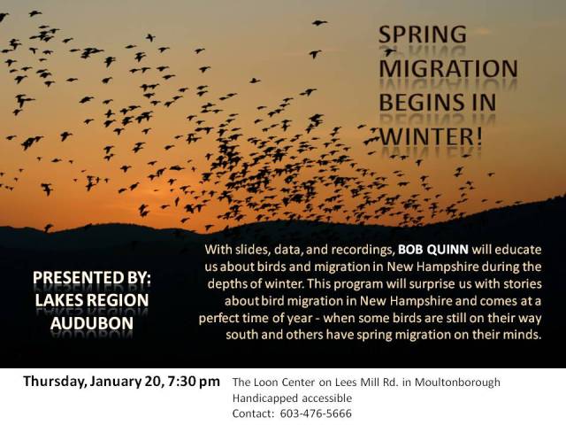 Lakes Region Audubon Monthly Program